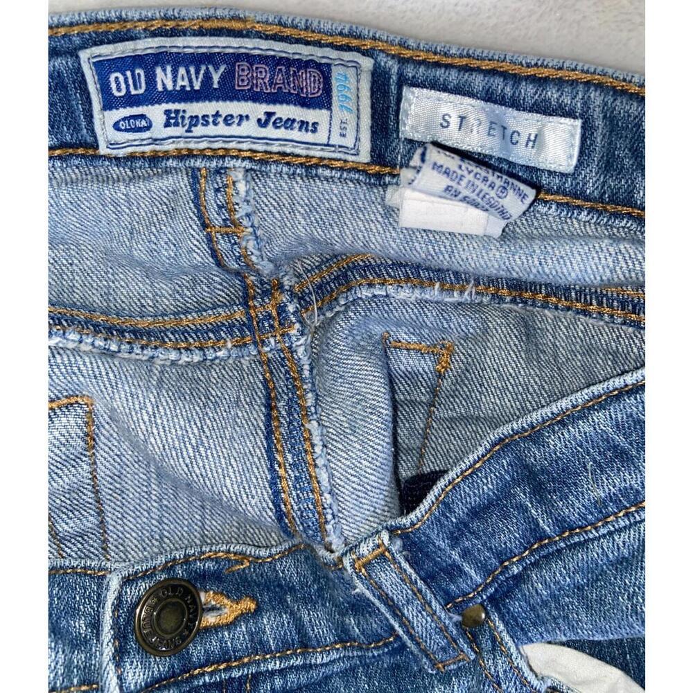 Vintage Old Navy Jeans Womens 14 Blue Boot Cut Hipster Jeans Denim 30X28 - Picture 7 of 10
